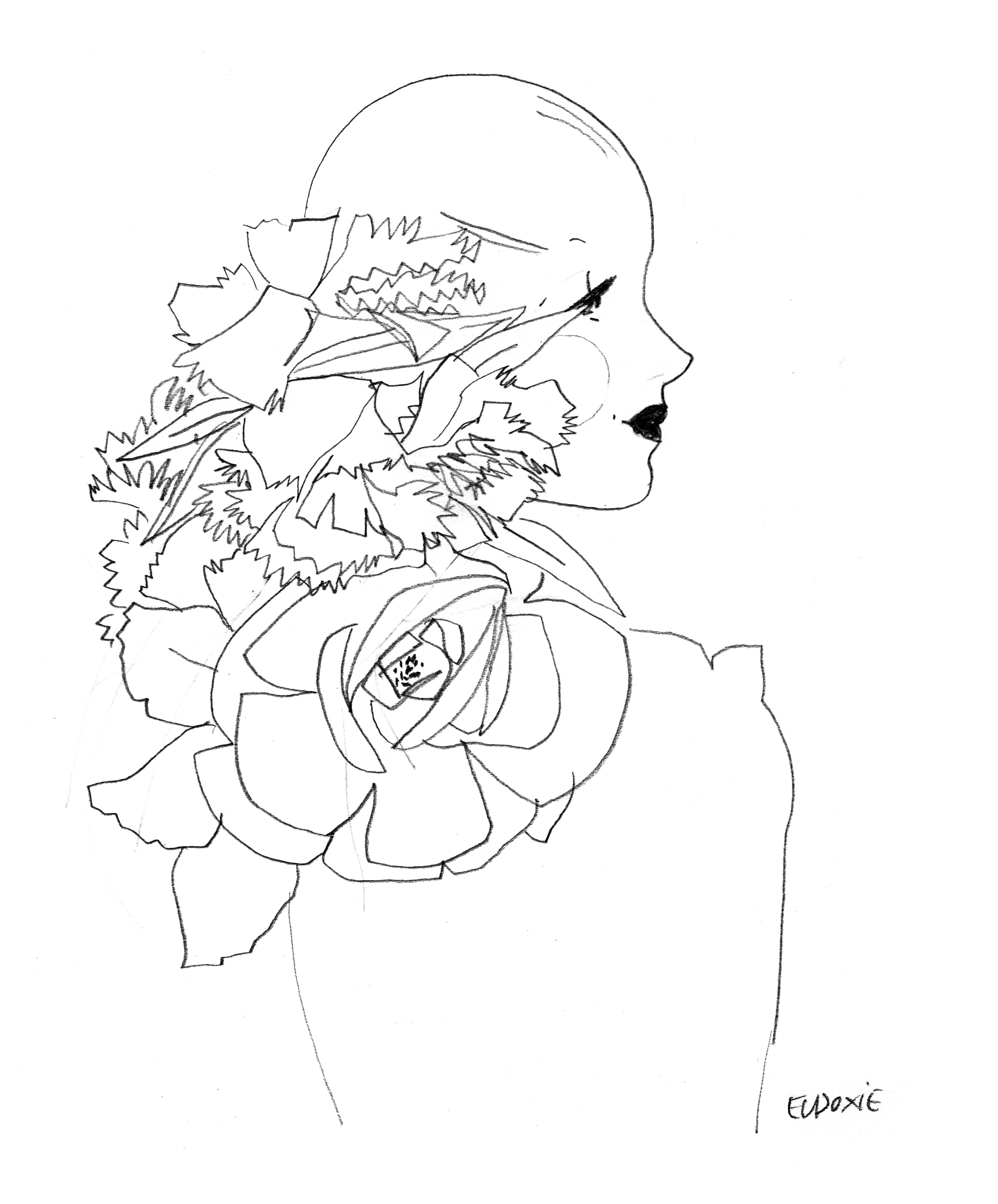 coloriage eudoxie flowerpower11